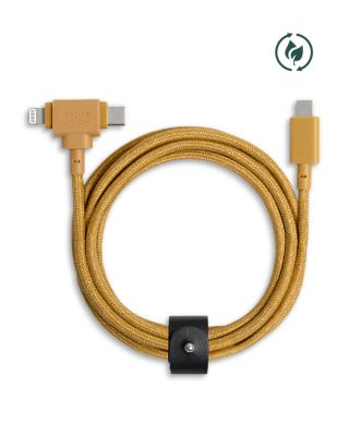 Belt Cable Duo USB-C to USB-C Lightning