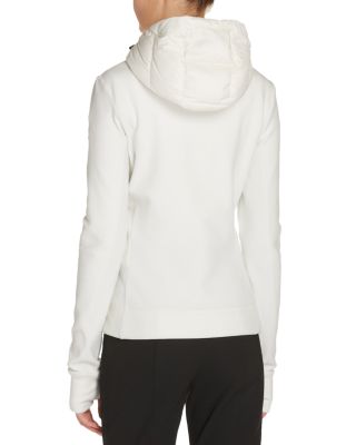 Quilted Down Front Cardigan