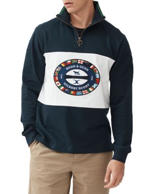 Rodd & Gunn - Donnybrook Cotton Classic Fit Quarter Zip Sweatshirt