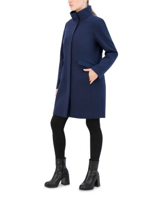 Twill Stand Collar Coat