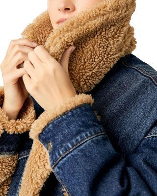 Free People Holly Cozy Denim Jacket | Bloomingdale's