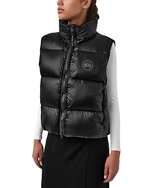 Shop Canada Goose Cypress Packable Puffer Vest In Black