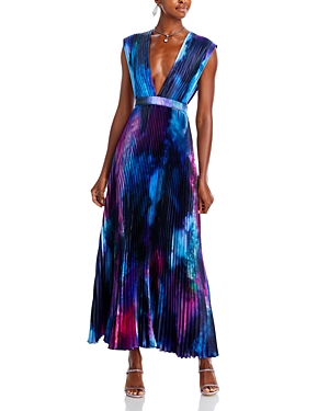 L'idée Gala Gown In Lumer Navy