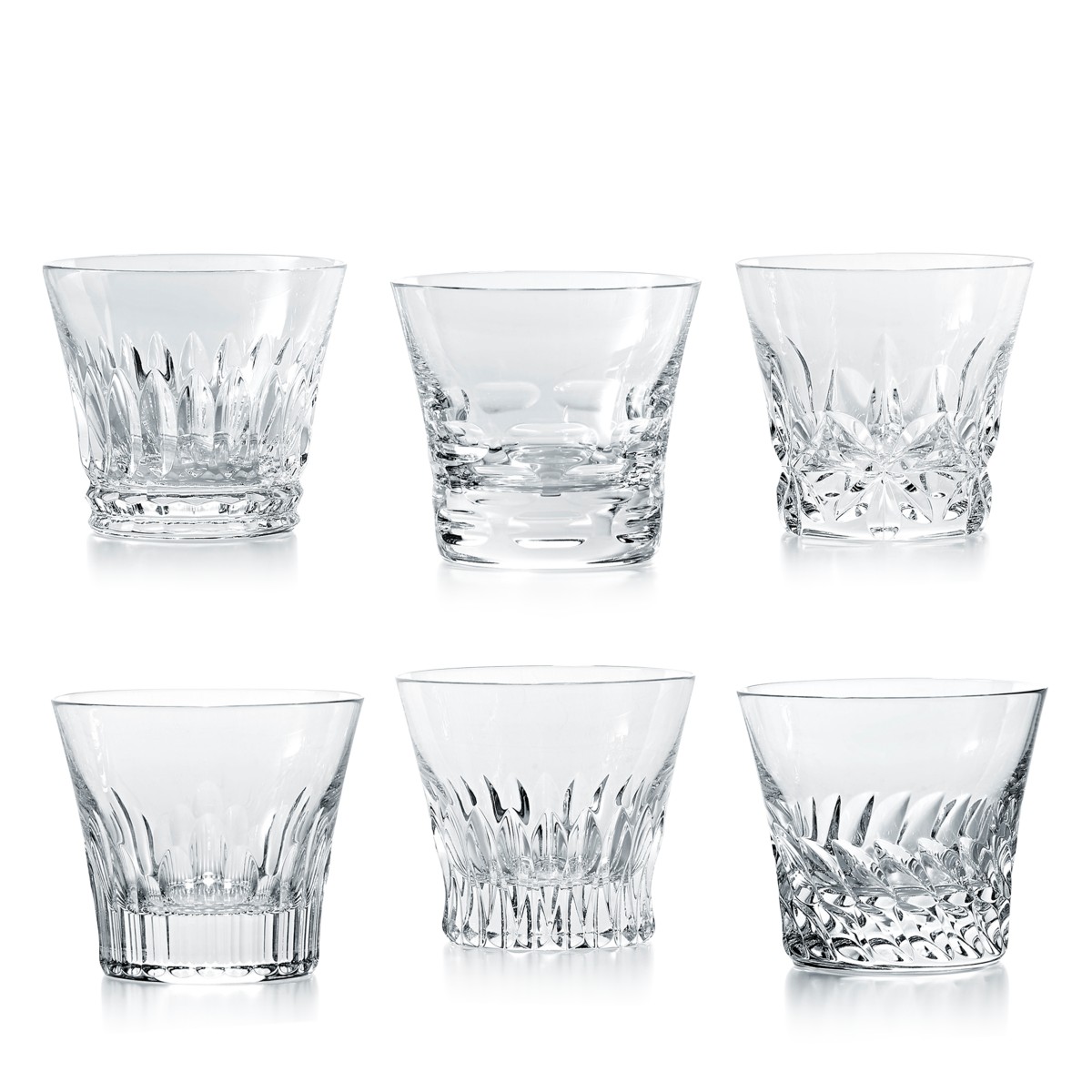 Baccarat Everyday Tumbler Ii #3 Old Fashion Tumbler, Set of 6 in Clear