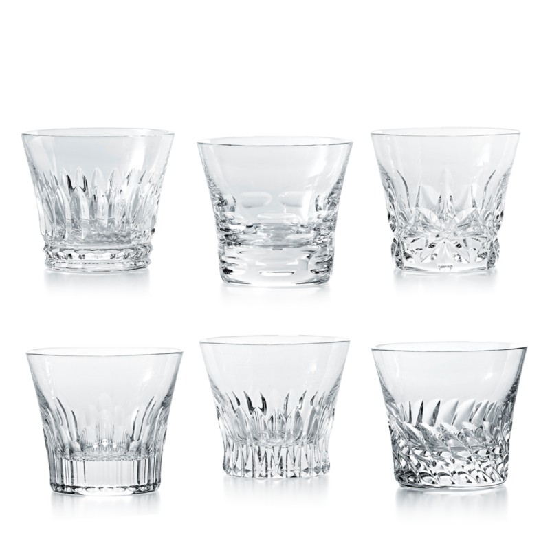 Baccarat Everyday Tumbler Ii #3 Old Fashion Tumbler, Set of 6 in Clear