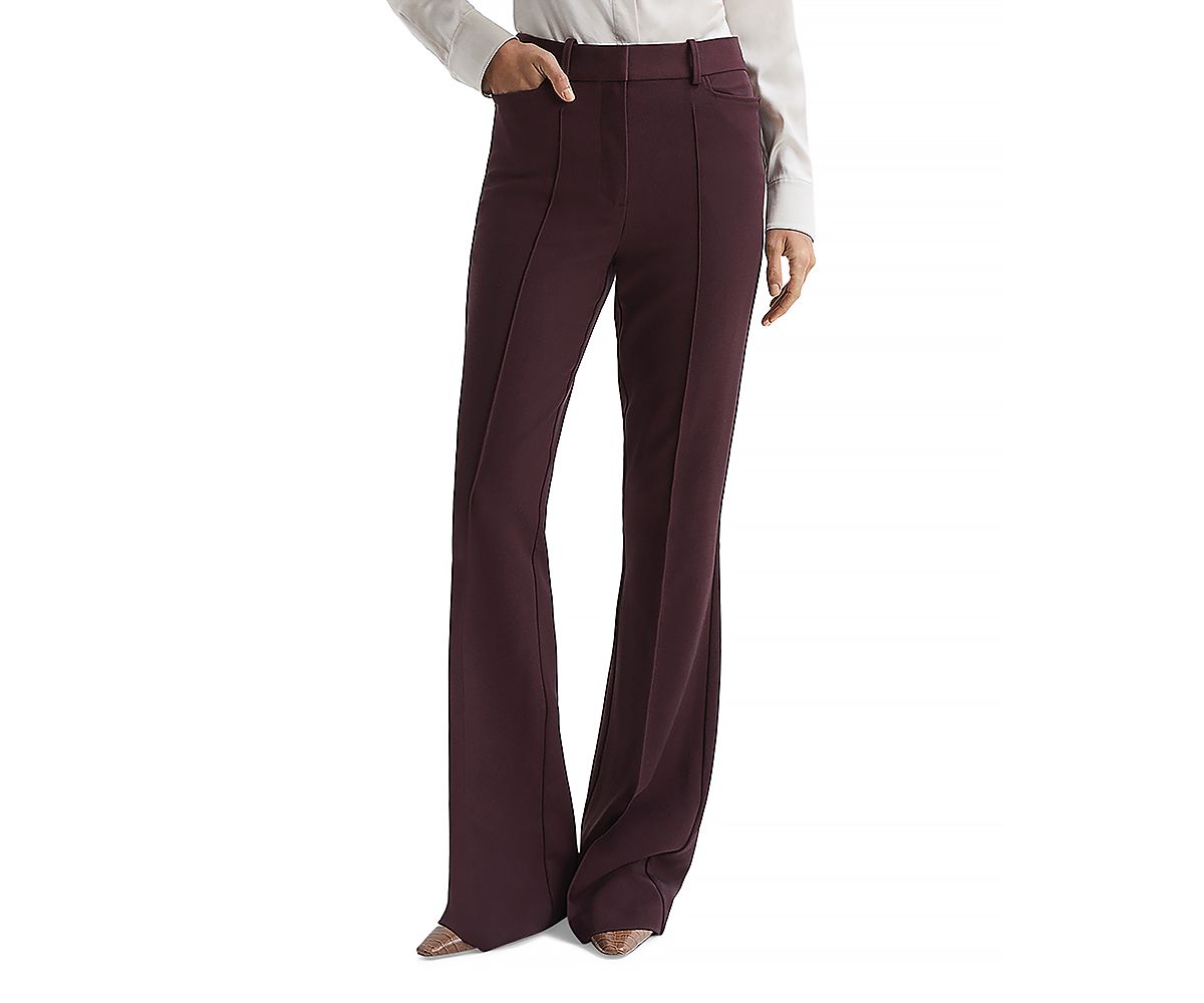 Reiss Gabi Flare Leg Trousers