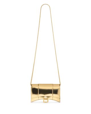 Balenciaga - Hourglass Wallet On Chain Mirror Effect