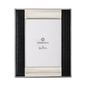 Versace Photo Frame In Silver/black