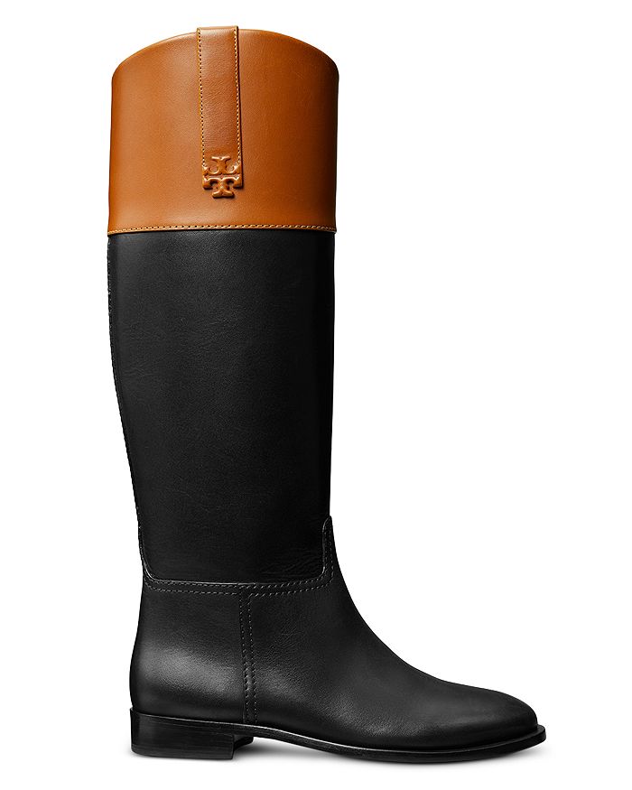 Tory burch leather riding boots outlet