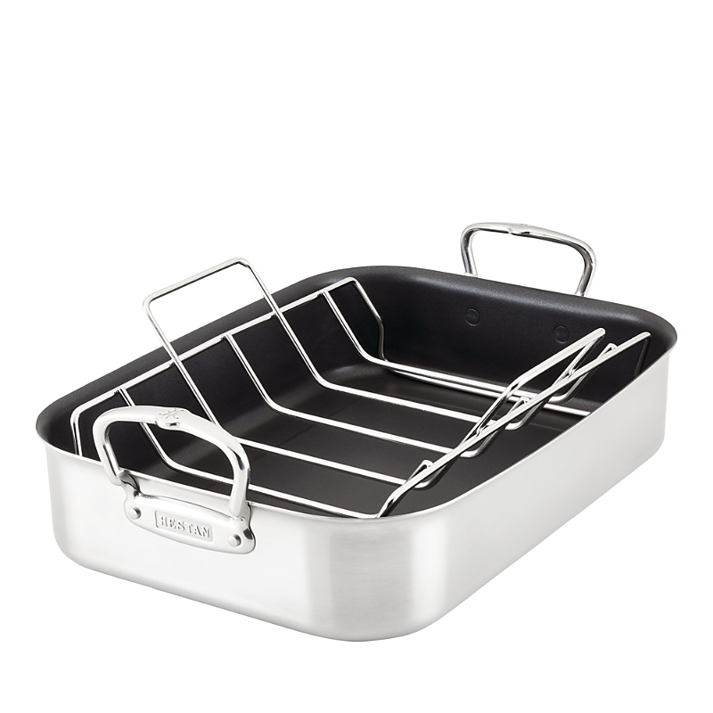 Hestan 16.5 Roaster With Rack In Stainless
