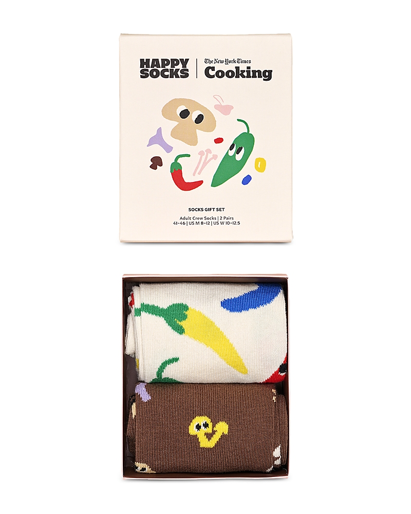 Happy Socks x Nyt Cooking Hothead & Funguy Socks Gift Set Happy Socks x Nyt Cooking Hothead & Funguy Socks Gift Set