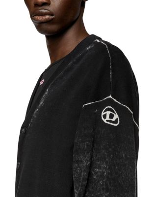 Larence Splatter Effect Cardigan Sweater