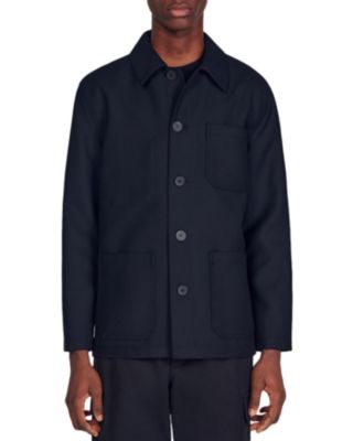 Sandro Worker Style Shirt Jacket Bloomingdale's