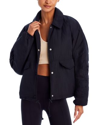 Free People Free People Off The Bleachers Coaches Jacket