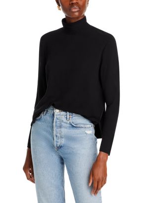 Majestic Filatures French Terry Mock Neck Top | Bloomingdale's