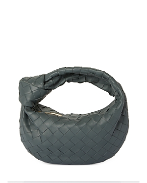 Bottega Veneta Mini Jodie Shoulder Bag In Slate/gold