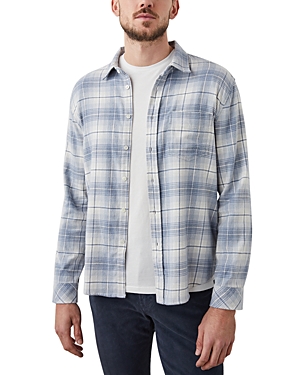 Shop Rails Sussex Flannel Relaxed Fit Shirt In Glacier