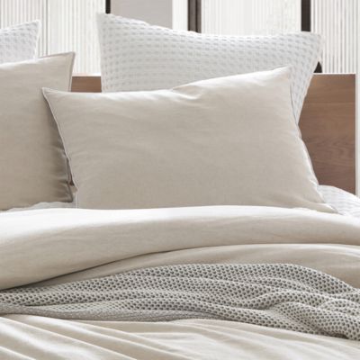 Pure Washed Linen-Blend Duvet Set, Full/Queen