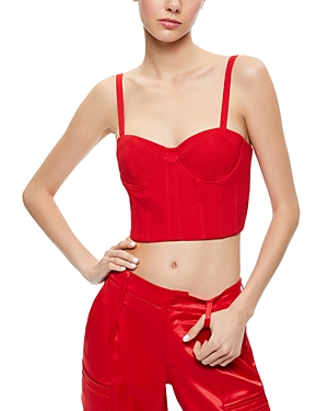 ALICE AND OLIVIA ALICE AND OLIVIA ADARA BUSTIER TOP
