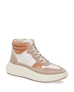 Dolce Vita Daley High Top Sneaker In Taupe Multi
