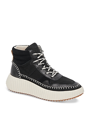 Dolce Vita Daley High Top Sneaker In Black Multi