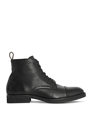 Shop Allsaints Men's Drago Lace Up Boots In Black