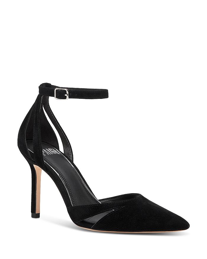 PAIGE Women's Simona Pointed Toe Ankle Strap Pumps | Bloomingdale's