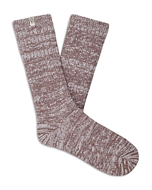 Ugg Ribbed Crew Socks In All Spice