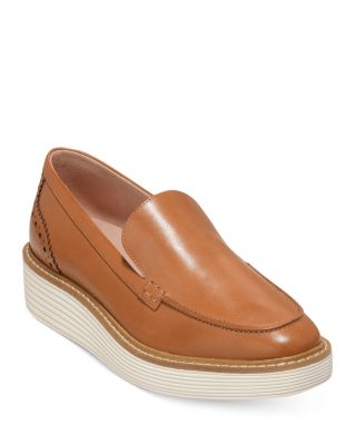 Cole Haan - Women's ØriginalGrand Slip On Venetian Platform Loafer Flats