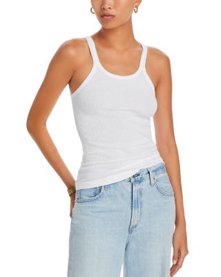 Ribbed Cotton Tank 