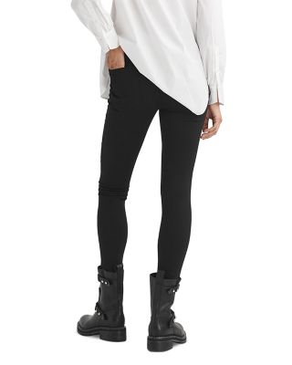 Nina Skinny Ankle Jeans in Black