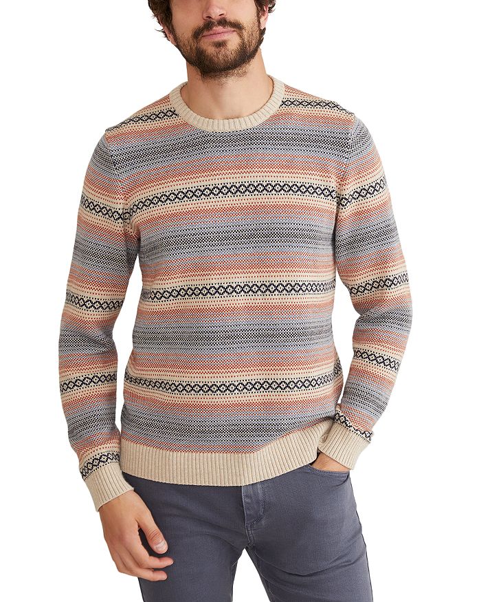 Reed Jacquard Crewneck Sweater