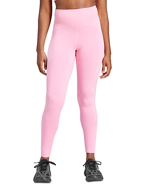 Shop Adidas By Stella Mccartney 7/8 Yoga Leggings In Semi Pink Glow