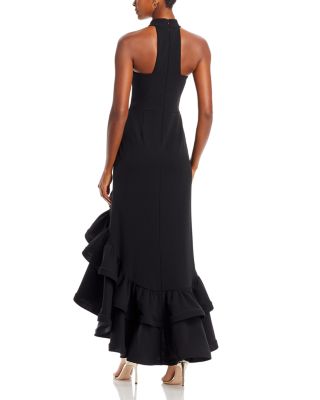 Racerback Ruffle Hem Gown - Exclusive