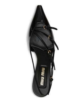 Women&#39;s Pointed Toe Slingback Sandals