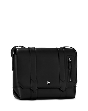 Montblanc Men's Mini Mst Selection Soft Leather Messenger Bag In Black