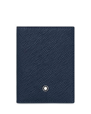 Shop Montblanc Sartorial Card Holder In Blue