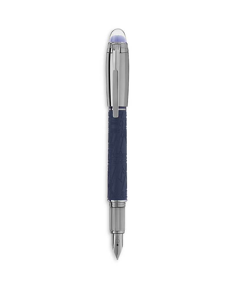 Montblanc Fp Saw Spaceblue Doue Resin Fountain Pen