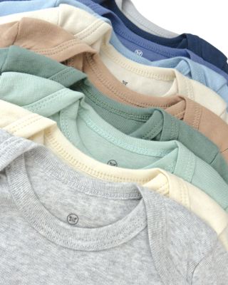 Boys' 10 Pack Long Sleeve Bodysuits - Baby
