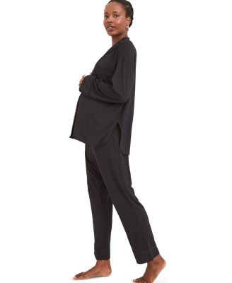  Ultra Soft Maternity Jersey 2 Piece Pajama Set
