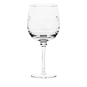 Juliska Bilbao Stemmed Wine Glass In Transparent