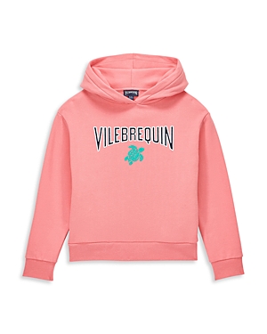 Shop Vilebrequin Girls' Gelodie Graphic Hoodie - Little Kid, Big Kid In Candy