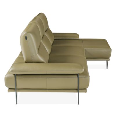 Amica 2-Piece Leather Sectional