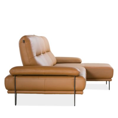 Amica 2-Piece Leather Sectional