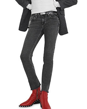 re Low Rise Ankle Slim Boyfriend Jeans in Serephina