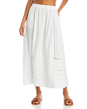 Echo Supersoft Gauze Tova Skirt In White