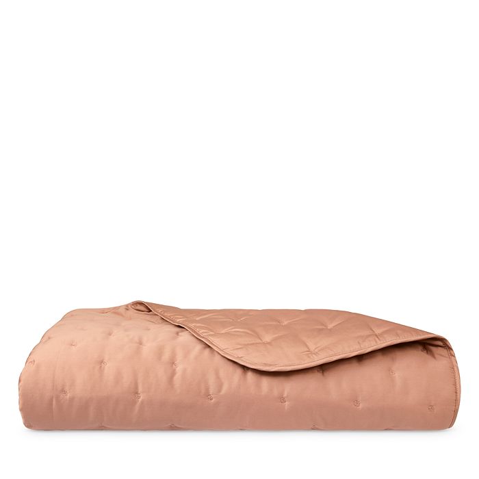 Shop Yves Delorme Triomphe Coverlet, Queen In Sienne