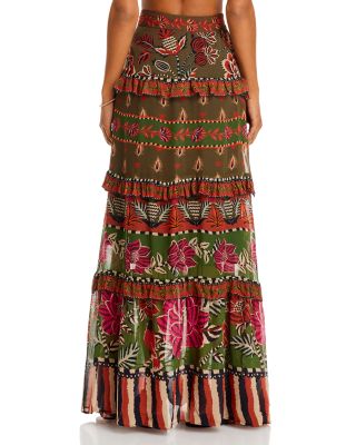 Ainika Floral Garden Maxi Skirt 