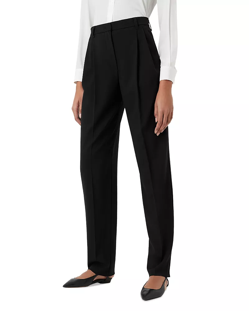 Emporio Armani Barathea Stretch Wool Trousers