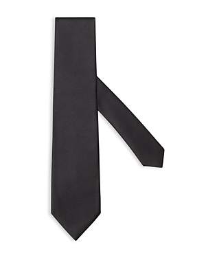 Zegna Solid Tie In Black